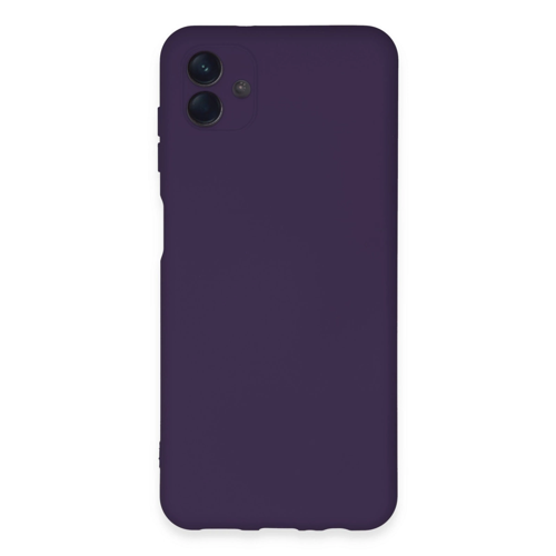 Galaxy A04E Kılıf Nano İçi Kadife Silikon - Mor