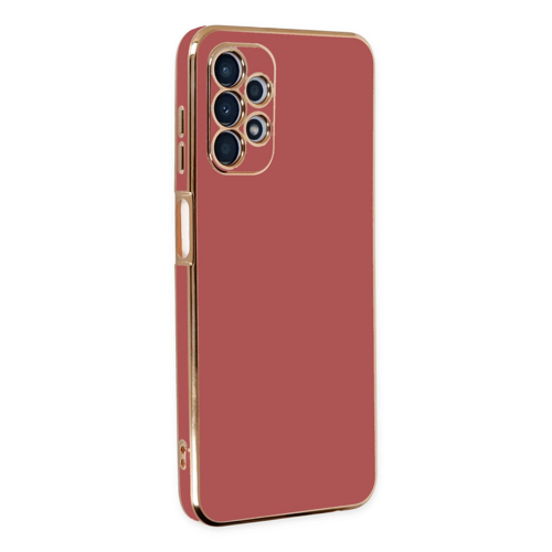 Galaxy A13 4G Kılıf Volet Silikon - Kırmızı