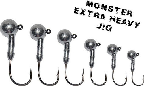 Monster Extra Heavy Jighead (3 ad), 21 gr