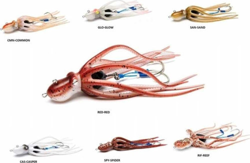 Inkvader Octopus Jig 80g, Glo-Glow