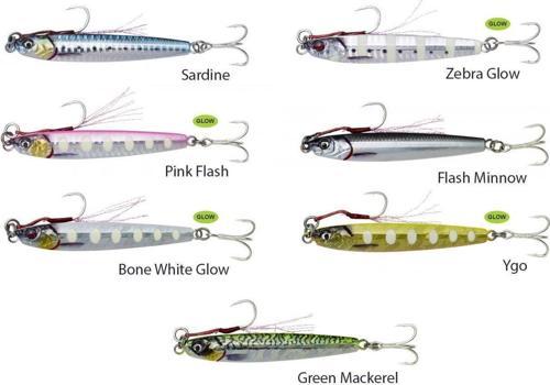 Savage Gear Slim Minnow 3D Jig Yem, 80gr, Flash