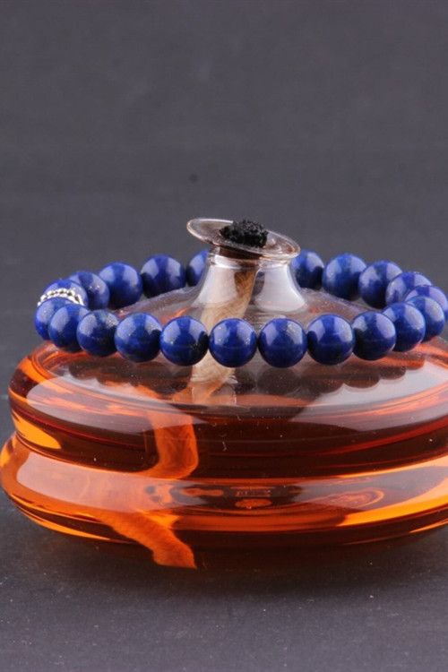 Lazuli Doğal Taş Bileklik 8 Mm