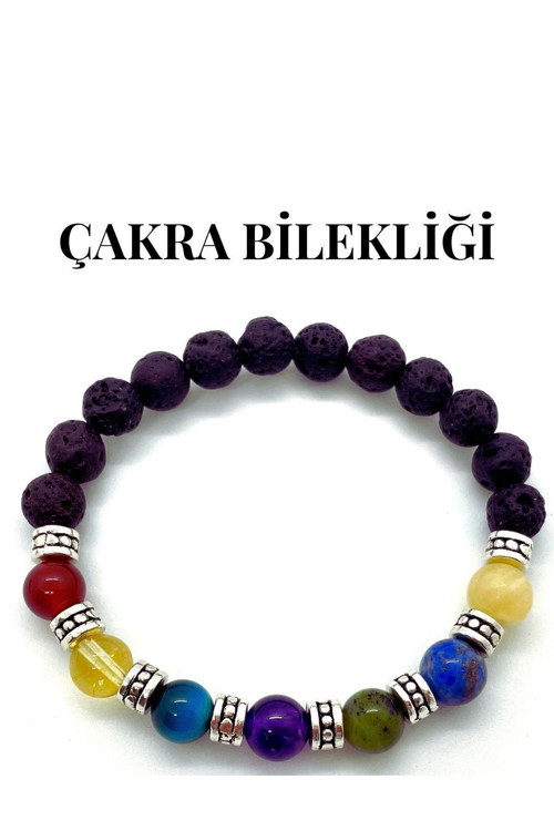 Doğaltaş - Çakra Bileklik - Unisex -