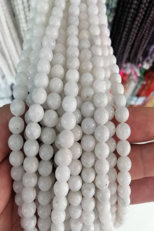 Sertifikalı Doğal Ay Taşı Dizi 8 Mm