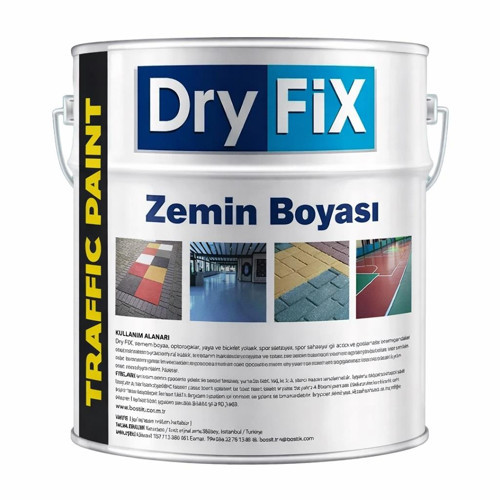 Traffic Paint Fayans,Seramik,Mermer,Beton ve Asfalt Zemin Boyası 18 Kg Ral 7047 Açık Gri