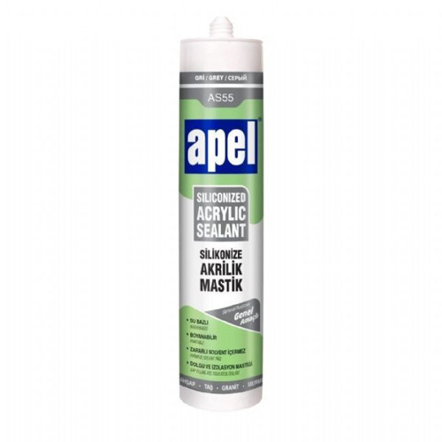 Apel 550 gr Beyaz silikonize acrilik mastik