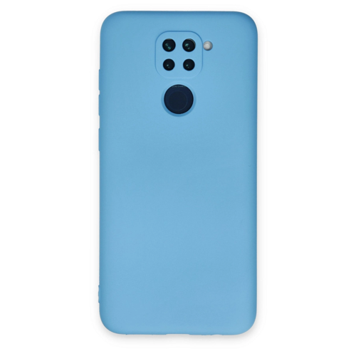 Redmi Note 9 Kılıf Nano İçi Kadife Silikon - Mavi