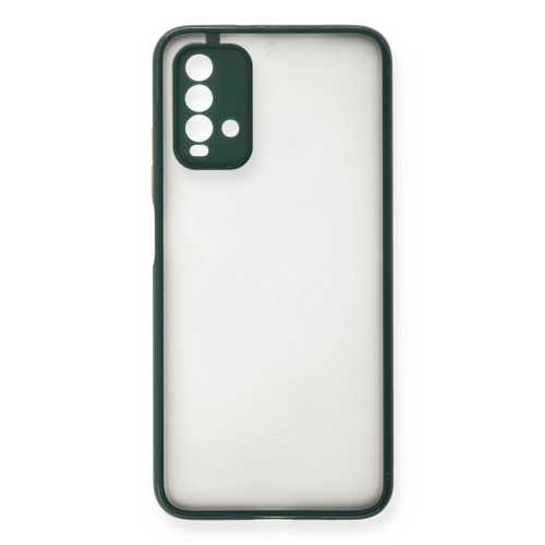 Redmi 9T Kılıf Montreal Silikon Kapak - Yeşil