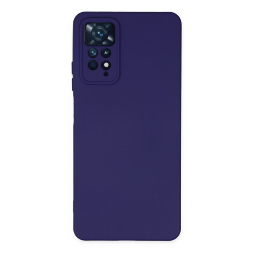 Redmi Note 11 Pro Kılıf Nano İçi Kadife Silikon - Mor
