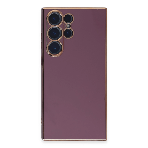 Galaxy S23 Ultra Kılıf Volet Silikon - Mor
