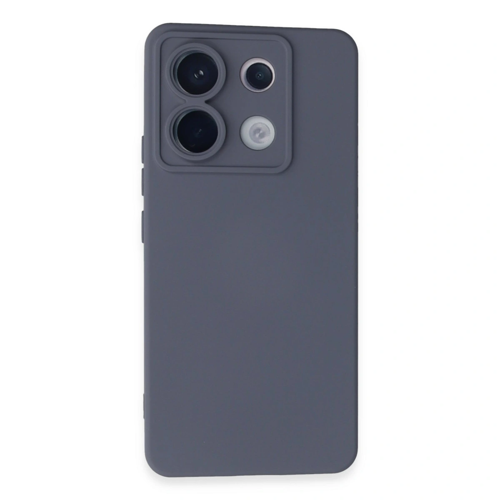 Redmi Note 13 Pro 5G Kılıf Nano İçi Kadife Silikon - Gri