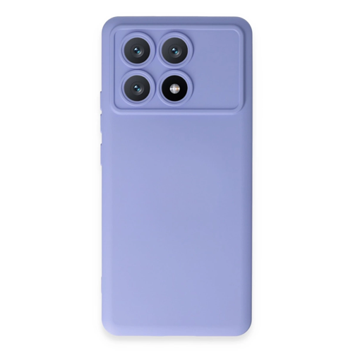 Poco X6 Pro Kılıf Nano İçi Kadife Silikon - Lila
