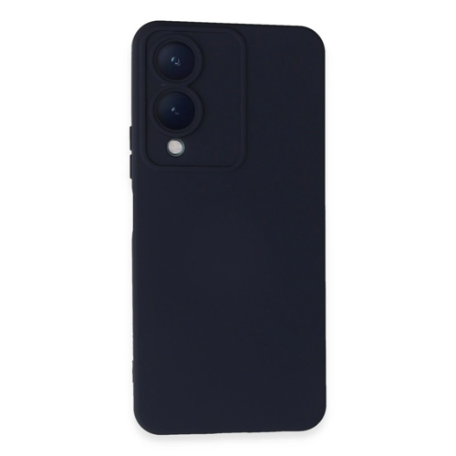 Vivo Y17S Kılıf Nano İçi Kadife Silikon - Lacivert