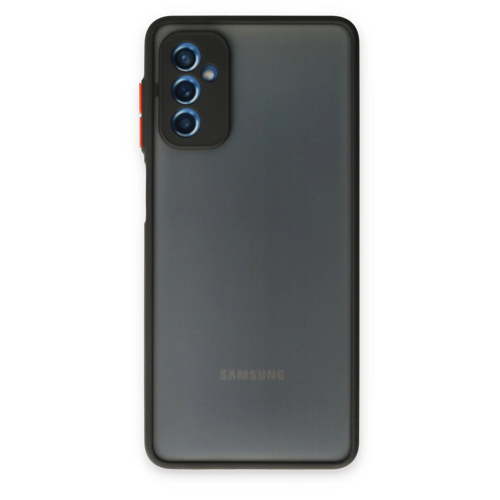 Galaxy M52 5G Kılıf Montreal Silikon Kapak - Siyah