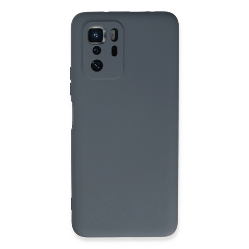 Poco X3 Gt Kılıf Nano İçi Kadife Silikon - Gri