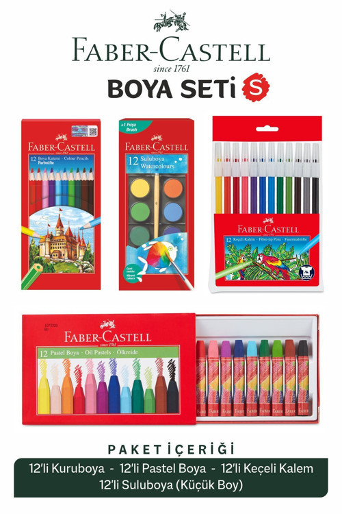 Boyama Seti 4 Parça (S)