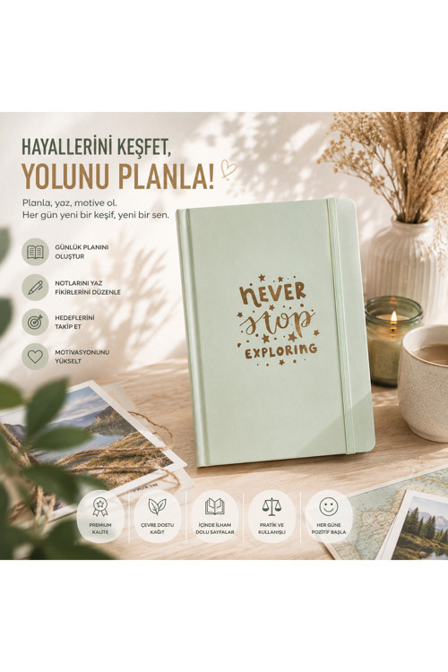 See The Good Premium Çizgili Ajanda | Günlük Planlama Defteri, Not Defteri, Hedef Takibi Ve Motivasyon Günlüğü