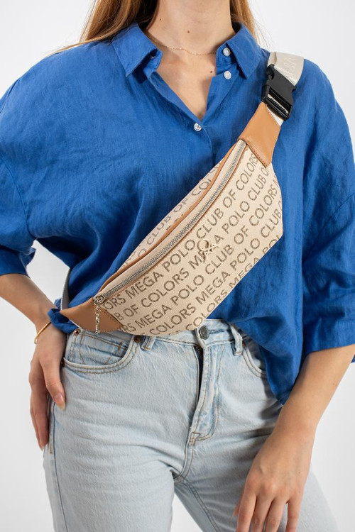 Kadın Bel Çantası FreeBag Suni Deri Göğüs Çantası Fonksiyonel Kullanım 25*12 Cm