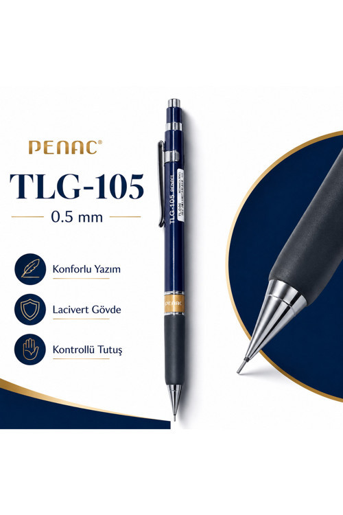 Tlg-105 Profesyonel 0.5 Mm Uçlu Kalem Ergonomik Versatil Mekanik