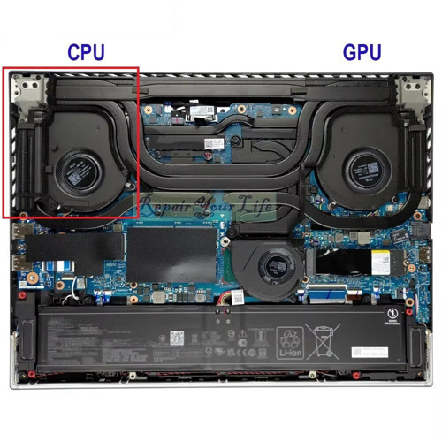 Asus ROG Strix G16 G614JI-N3189 Uyumlu Notebook Cpu, işlemci Fanı