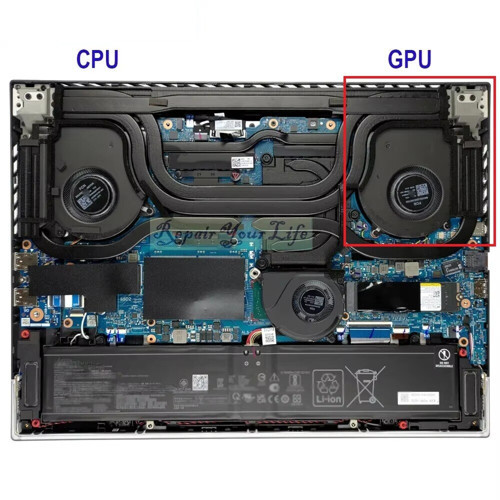 Asus ROG Strix G16 G614JV-N3158 Uyumlu Notebook GPU, Ekran Kartı Fanı