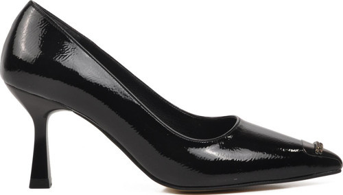357069 Siyah Kadın Taşlı Stiletto