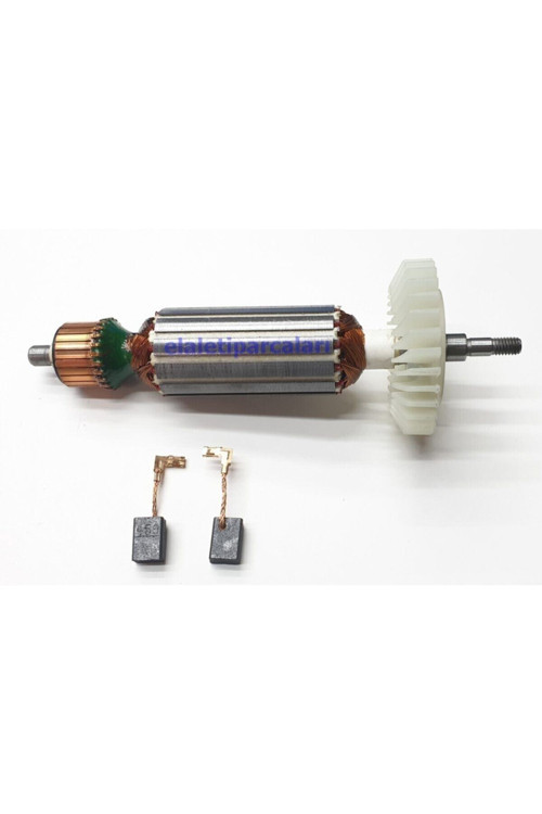 0 - 250 Watt Makita Tipi Ga 4530 Endüvi Rotor Kollektör Ve Kömürü 2 Yıl