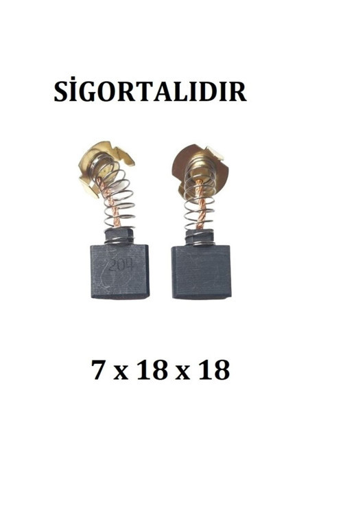 Sigortalı Makita Ga 9020 - 9030 - 9040 Cb-204 Kömür Fırça