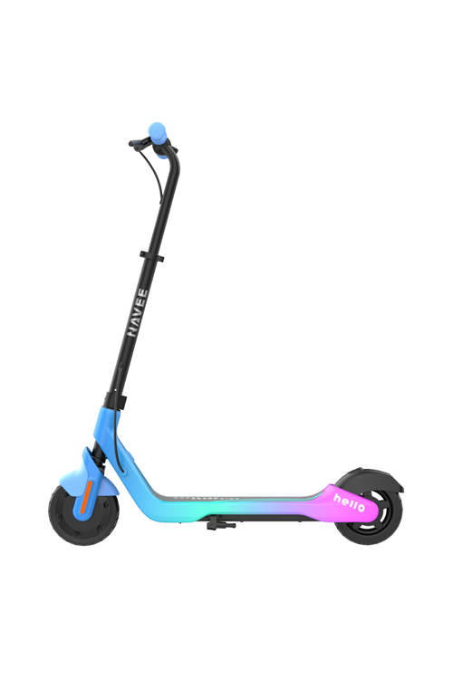 K100 Plus Ayarlanabilir Gidonlu Çocuk Elektrikli Scooter 160W Güç 11 Km Menzil