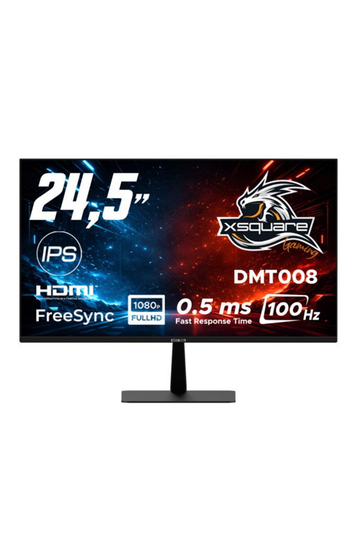 DMT008 24,5" 100Hz 0.5ms FHD HDMI VGA HDR Low Blue Light FreeSync Fast IPS Monitör