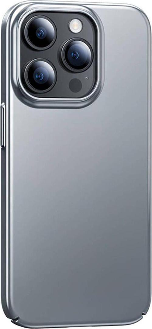 iphone 15 Pro Uyumlu Kılıf Benks Ultra İnce Pc Kapak Gri