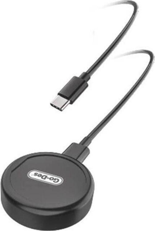 Galaxy Akıllı Saat Uyumlu Kablosuz Şarj Aleti Go Des Gd-Uc615 Magnetik Wireless Şarj Aleti Siyah