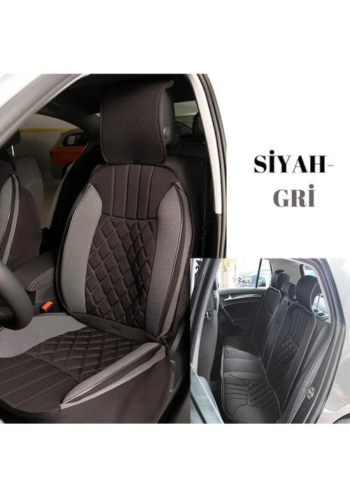 Nissan Altima Oto Koltuk Minderi Ön Arka Takım Siyah Gri Elegance Serisi ŞHN