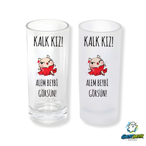 Alem Beybi Görsün Buzlu / Buzsuz Seçenekli Rakı Bardağı – 1 Adet Şık Sunum Bardağı 0294