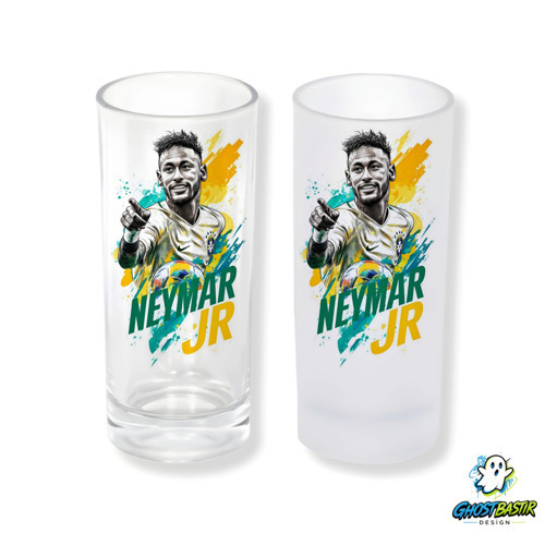Neymar Jr. Buzlu / Buzsuz Seçenekli Rakı Bardağı – 1 Adet Şık Sunum Bardağı 0216