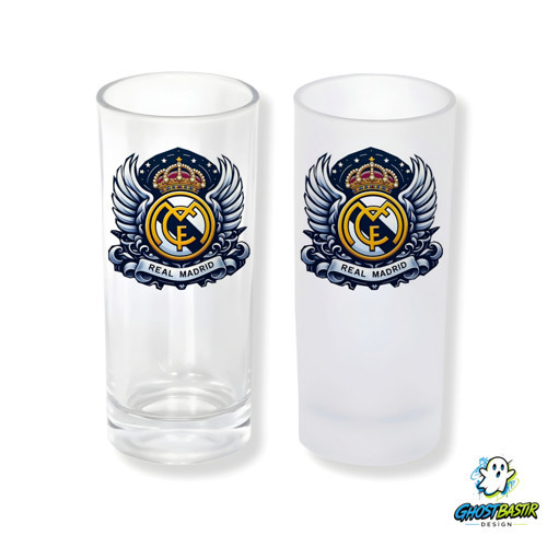 Real Madrid Buzlu / Buzsuz Seçenekli Rakı Bardağı – 1 Adet Şık Sunum Bardağı 0225