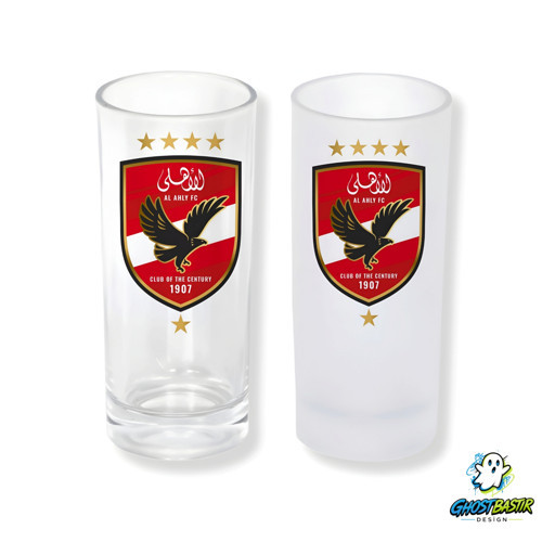 Al Ahly F.C. Buzlu / Buzsuz Seçenekli Rakı Bardağı – 1 Adet Şık Sunum Bardağı 0268