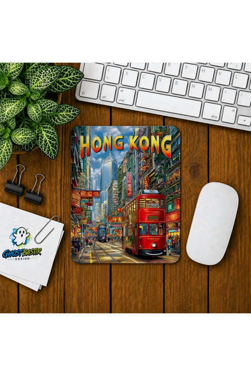 Hong Kong Baskılı Oyuncu Mousepad 0102