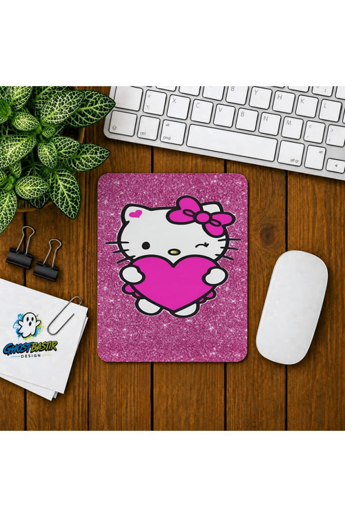 Hello Kitty Baskılı Oyuncu Mousepad 096