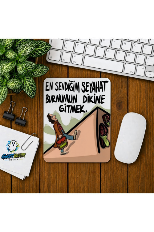 Burnunun Diki Baskılı Oyuncu Mousepad 042