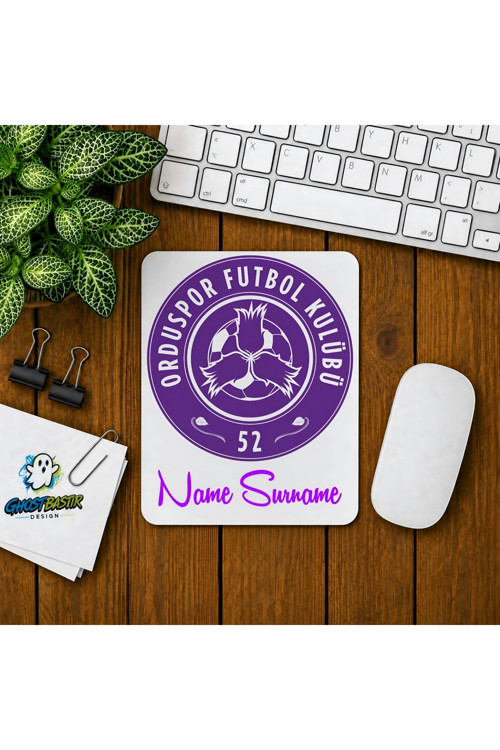 Kişiye Özel Orduspor Baskılı Oyuncu Mousepad 0163