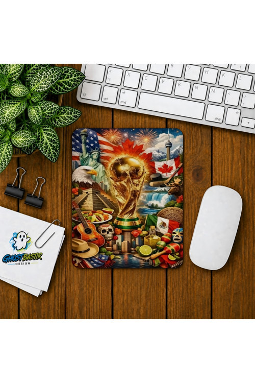 Dünya Kupası Baskılı Oyuncu Mousepad 065
