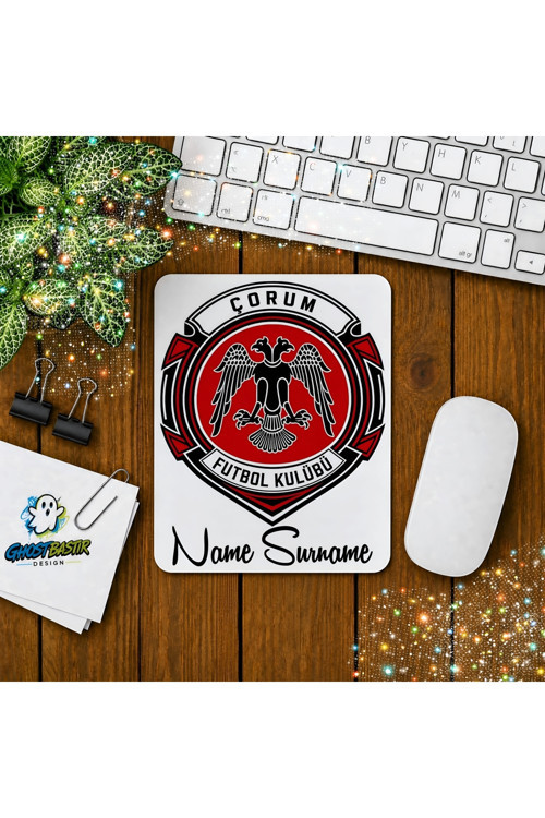 Kişiye Özel Çorumspor Baskılı Oyuncu Mousepad 0149