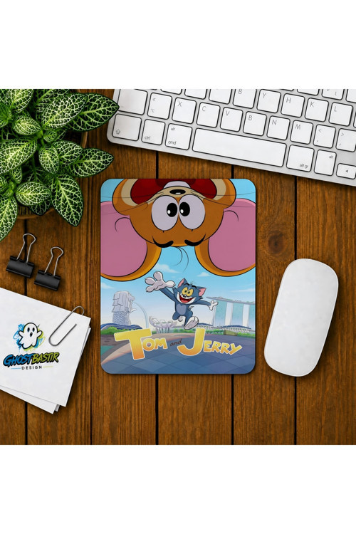 Tom ve Jerry Baskılı Oyuncu Mousepad 0322