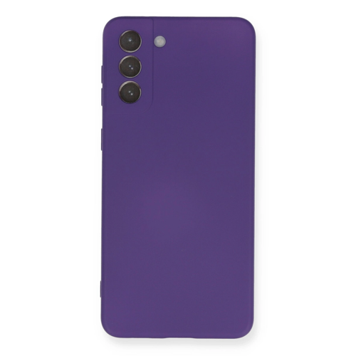 Galaxy S21 Plus Kılıf Nano İçi Kadife Silikon - Mor
