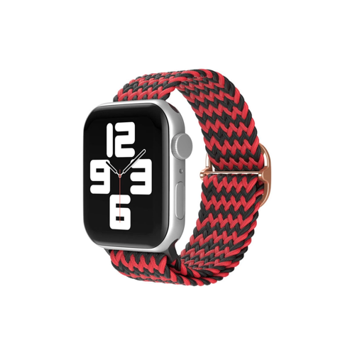 Watch 42Mm Kordon - Zigzag Kırmızı-Siyah