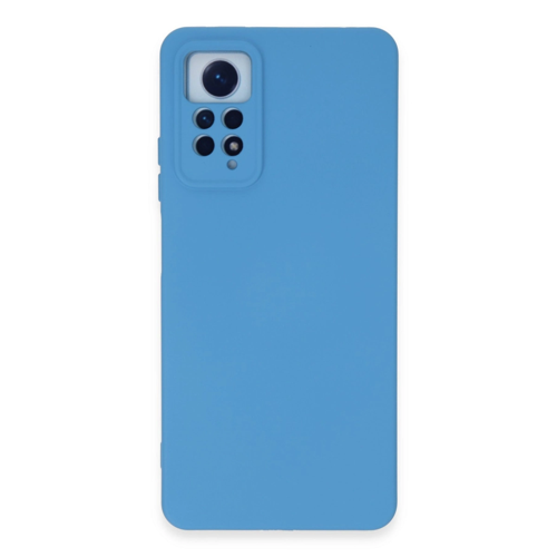 Redmi Note 12 Pro 4G Kılıf Nano İçi Kadife Silikon - Mavi