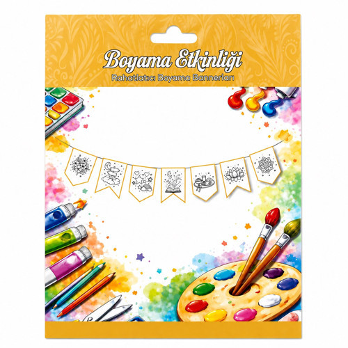 10 Adet Banner Boyama Etkinliği