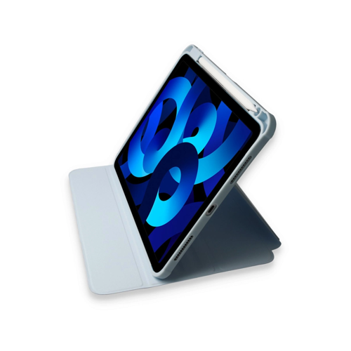 İpad Pro 11 (2021) Kılıf Ling 360 Kalemlikli Tablet Kılıf - Mavi