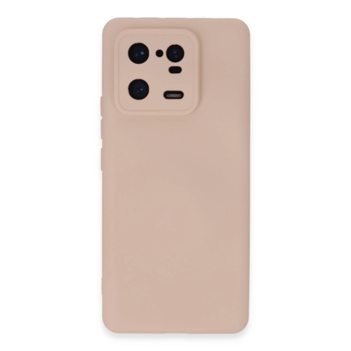 Mi 13 Pro Kılıf Nano İçi Kadife Silikon - Pudra